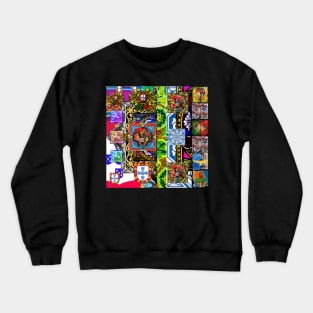 Portuguese folk art Crewneck Sweatshirt